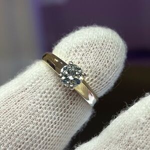 14kt Yellow Gold .62 CT Diamond Ring